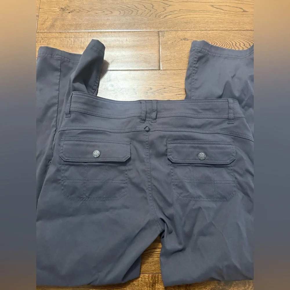 PrAna Grey Hiking Pant Size Womens 12 - Picture 3 of 4